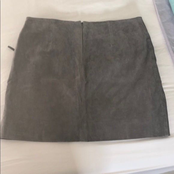 BLANKNYC Soft Fog Suede Lace-Up Skirt - Picture 4 of 5